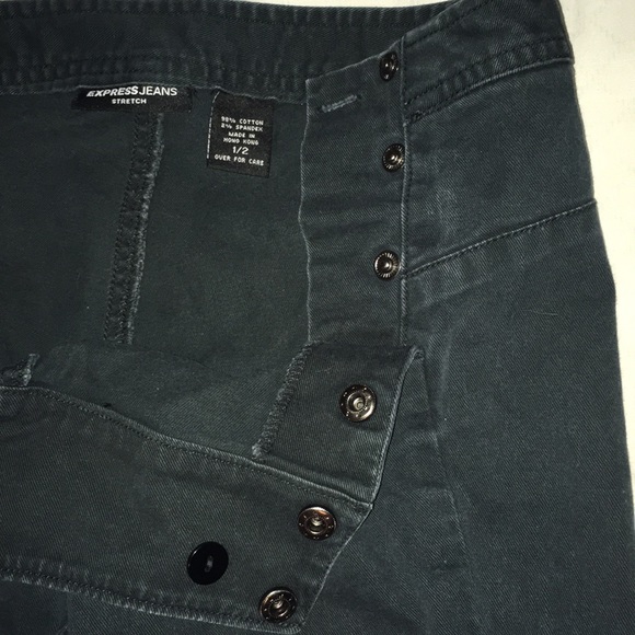 EXPRESS JEANS Stretch Sailor Pants Women’s Sz 1/2 - Picture 7 of 8